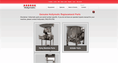 Desktop Screenshot of hollymaticparts.com